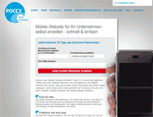 Tablet Screenshot of mobile-website-generator.com